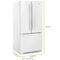 Whirlpool WRFF5333PW French Door Refrigerators White – Appliance Image