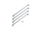 Bertazzoni HK36PROFDX Refrigerator Accessories Stainless Steel Front View