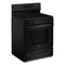 Whirlpool WFGS3530RB Freestanding Ranges Black – Side Profile
