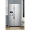 Whirlpool WRS555SIHZ Side By Side Refrigerators Fingerprint-Resistant Stainless Finish – Studio Shot