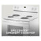 Amana ACR4303MFW Freestanding Ranges White – Detail Close-up