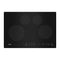 Whirlpool WCI55US0JB Electric Cooktops Black Front View