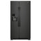 Whirlpool WRS311SDHB Side By Side Refrigerators Black Front View