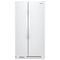 Whirlpool WRS312SNHW Side By Side Refrigerators White Front View