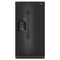 Whirlpool WRSC5536RB Side By Side Refrigerators Black Front View