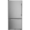 KitchenAid KRBL130SPS Bottom Freezer Refrigerators Printshield Stainless Front View