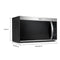 Whirlpool WMMS3330RZ Over The Range Microwaves Fingerprint Resistant Stainless Steel – Lifestyle Photo