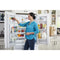 Maytag MFI2570FEW French Door Refrigerators White-On-White – Detail Close-up