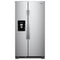 Whirlpool WRS331SDHM Side By Side Refrigerators Monochromatic Stainless Steel Front View
