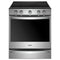 WHIRLPOOL WEE750H0HZ 6.4 cu. ft. Smart Slide-in Electric Range with Air Fry, when Connected in Stainless Steel