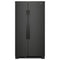 Whirlpool WRS312SNHB Side By Side Refrigerators Black Front View