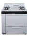 Premier BLK100WP Freestanding Ranges White Front View