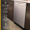 Whirlpool WUR50X24HZ Compact Refrigerators Fingerprint Resistant Stainless Steel – Studio Shot