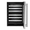 KitchenAid KUWR324SSB Wine Fridges Black Cabinet/Stainless Doors – Official Product Photo