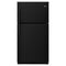 Whirlpool WRT511SZDB Top Freezer Refrigerators Black Front View