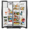 Whirlpool WRS331SDHB Side By Side Refrigerators Black – Interior Drum