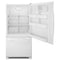 Amana ABB2224BRW Bottom Freezer Refrigerators White-On-White – Studio Shot