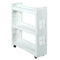 WHIRLPOOL 1903WH Rolling Cart for Laundry Storage White