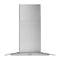 Whirlpool WVW51UC0LS Ducted Mount Hoods Stainless Steel Front View