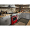 KitchenAid KFGC500JPA Professional Ranges Passion Red – Catalog Photo
