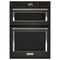 KitchenAid KOCE900HBS Double Wall Ovens Black Stainless Steel With Printshield(Tm) Finish Front View
