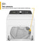 Whirlpool WGD5010LW Top Load Dryers White – Detail Close-up