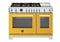 Bertazzoni PRO486BTFGMGIT Professional Ranges Giallo Front View