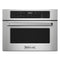 KitchenAid KMBS104ESS Built-In Microwaves Stainless Steel Front View