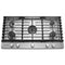KitchenAid KCGS556ESS Gas Cooktops Stainless Steel Front View