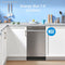 MIDEA MDF18A1AST Built-In Dishwashers Stainless Steel – Lifestyle Photo