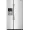 Whirlpool WRSC5536RZ Side By Side Refrigerators Fingerprint-Resistant Stainless Finish Front View