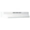 Broan BUEZ136WW Ducted Mount Hoods White Front View