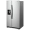 Whirlpool WRS331SDHM Side By Side Refrigerators Monochromatic Stainless Steel – Lifestyle Photo