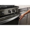 WHIRLPOOL WEG750H0HV 5.8 cu. ft. Smart Slide-in Gas Range with Air Fry, when Connected Black in Stainless Steel