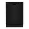Whirlpool WDF341PAPB Built-In Dishwashers Black Front View