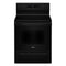 Whirlpool WFES3330RB Freestanding Ranges Black Front View