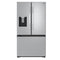 MIDEA MRF29D6AST French Door Refrigerators Stainless Steel Front View