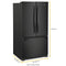 Whirlpool WRFC2036RB French Door Refrigerators Black – Lifestyle Photo