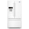 Maytag MFI2570FEW French Door Refrigerators White-On-White Front View