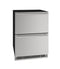 U-LINE UHDR124SS61A Hdr124 24" Refrigerator Drawers With Stainless Solid Finish (115 V/60 Hz) in Stainless Steel
