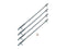 Bertazzoni HK36HERFDX Refrigerator Accessories Stainless Steel Front View