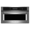 KitchenAid KMBP100ESS Built-In Microwaves Stainless Steel Front View