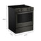 KitchenAid KSES530SBE Freestanding Ranges Black Ore – Official Product Photo