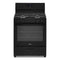Whirlpool WFG320M0MB Freestanding Ranges Black Front View