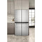 Whirlpool WRQA59CNKZ French Door Refrigerators Fingerprint-Resistant Stainless Finish – Detail Close-up