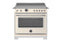 Bertazzoni HER365ICFEPAVT Freestanding Ranges Avorio Front View