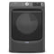 Maytag MED5630MBK Front Load Dryers Volcano Black Front View