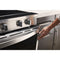 WHIRLPOOL WEE750H0HZ 6.4 cu. ft. Smart Slide-in Electric Range with Air Fry, when Connected in Stainless Steel