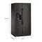 Whirlpool WRSF5536RV Side By Side Refrigerators Black Stainless Finish – Studio Shot