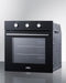 SUMMIT SGW241BK Single Wall Ovens 0 – Studio Shot